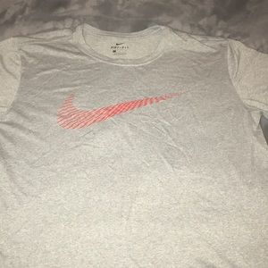 Men’s Nike gray Dri-Fit shirt
